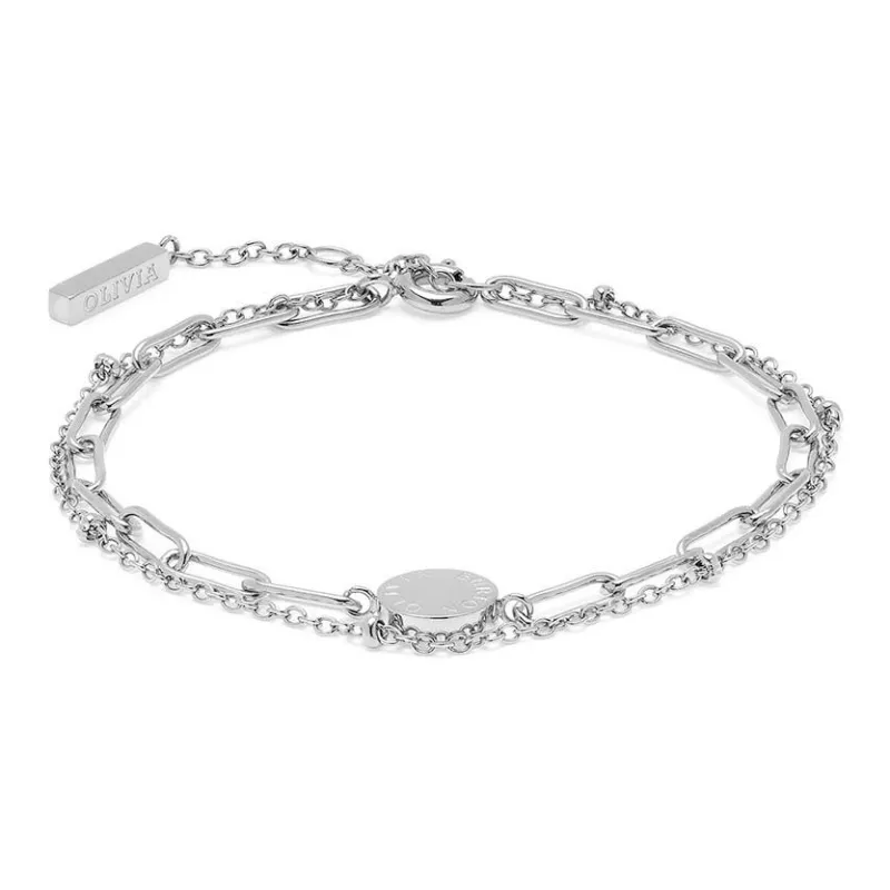 OLIVIA·BURTON Metal Bracelets Unisex Silver-1