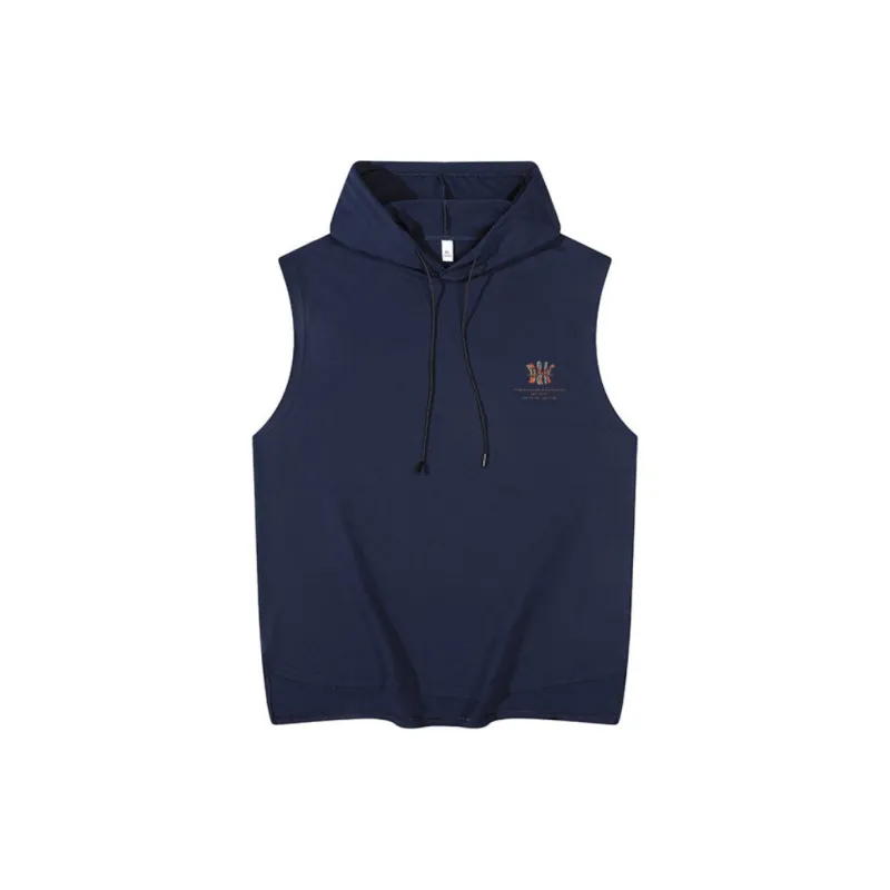 D&W Tank Tops Unisex Navy Blue-0