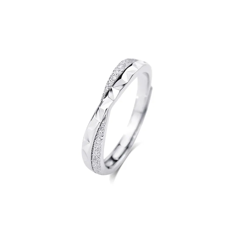 KUMET Sterling Silver Rings Unisex-5