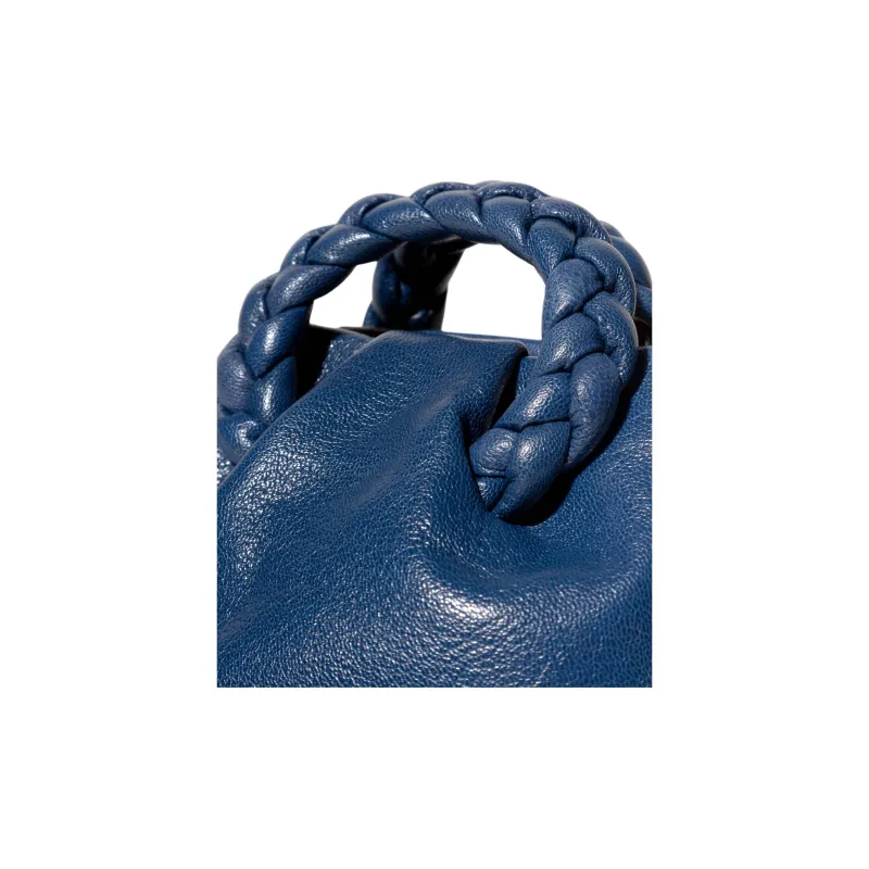 Hereu Lambskin Shoulder Bag, Crossbody Bag, Handbag Trumpets Women's Anchor Blue-3