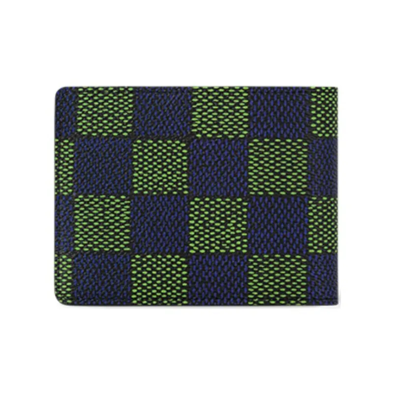 LOUIS VUITTON Multiple Wallet Damier Heritage Blue Green-2