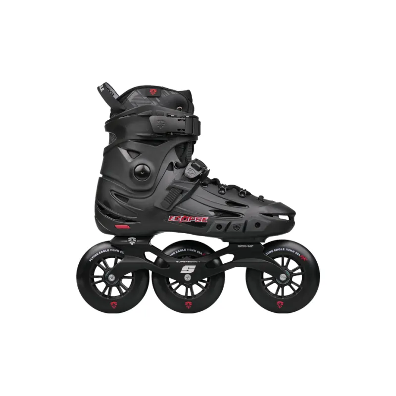FLYING EAGLE Inline Skates Unisex Black Red-2