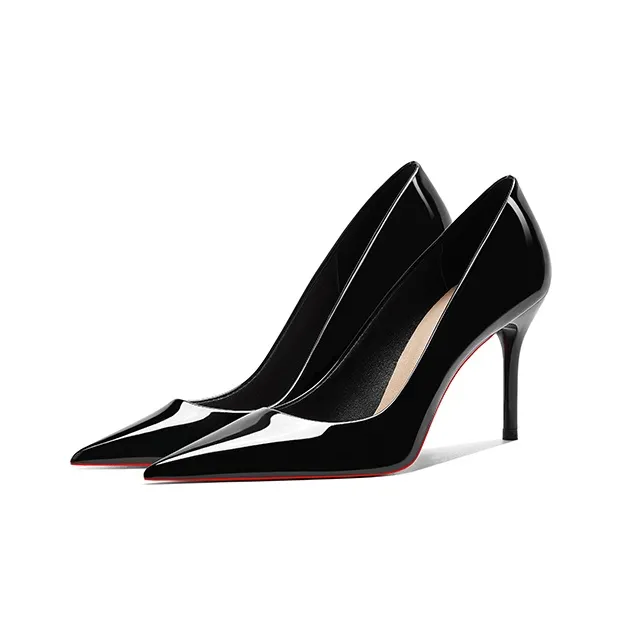 ROBINHOOD Castle Exclusive 3D Box Slim Heel High Heels Women's-3