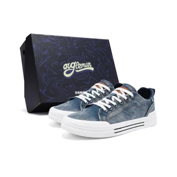 OUGLEMEN Low Top Canvas Shoes Men's