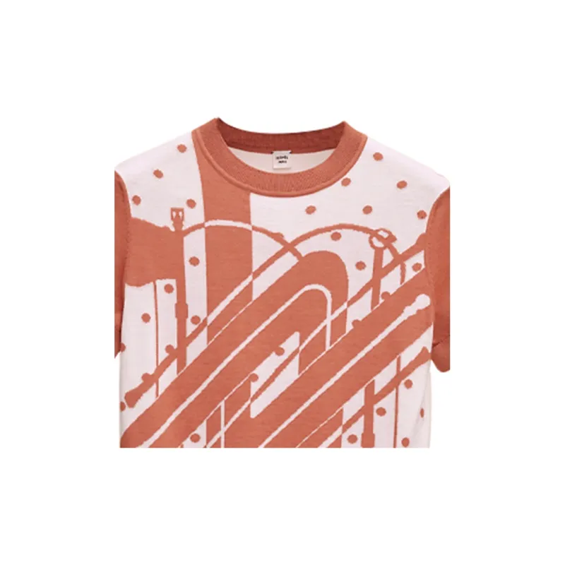 HERMES T-Shirts Women's Orange-3