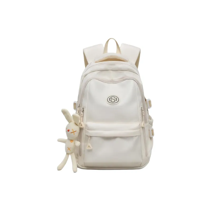 MILLIE'S Fabric Backpack Regular Women's Ecru-3