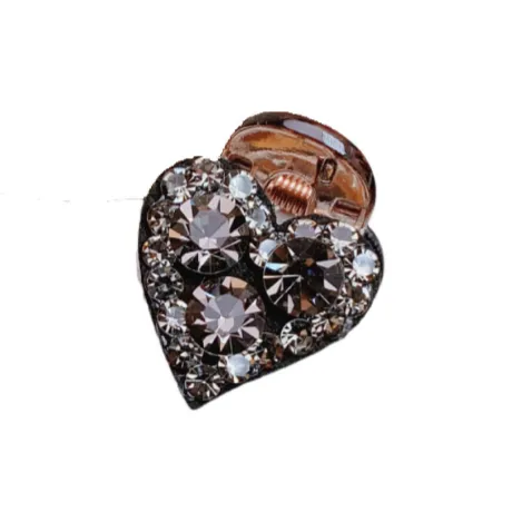 ZWU Acrylic Crystal Hair Clips Women's-7