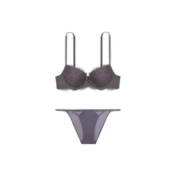 Victoria's Secret Underwear Set Women's Dark Gray