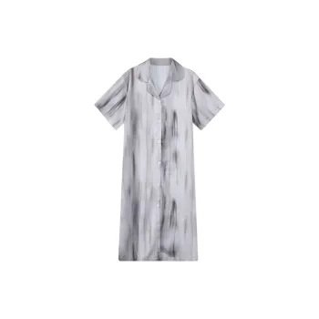 Qin Jing Nightgown Women's Gray