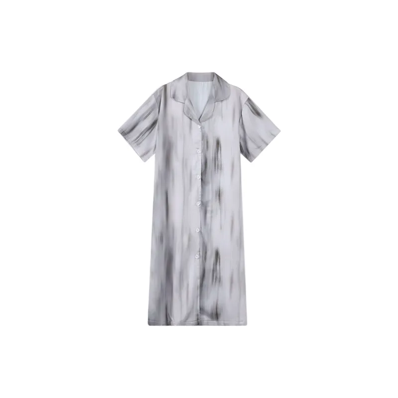 Qin Jing Nightgown Women's Gray-0