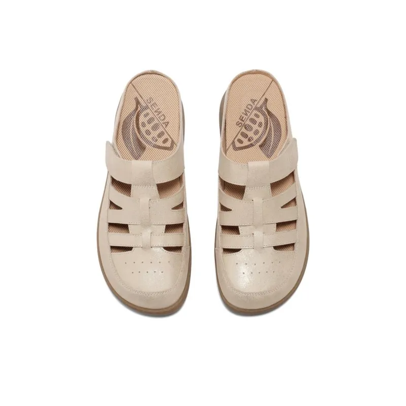 Senda Rubber Sole Abrasion-Resistant Wrap-toe Slippers Women's-6