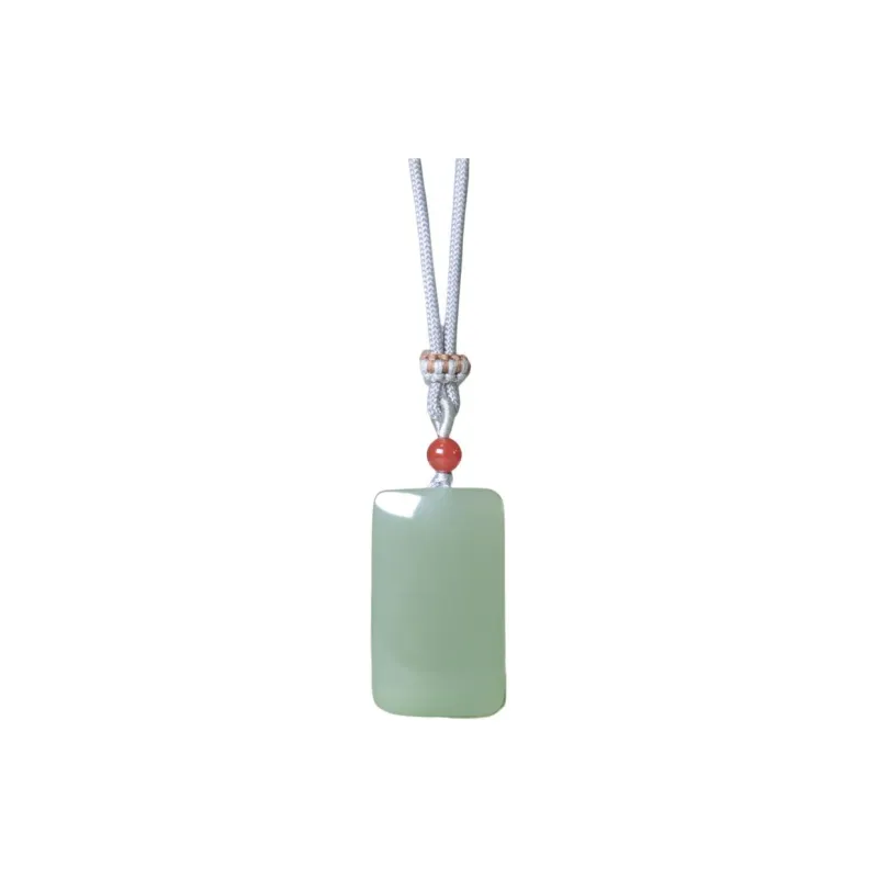 Ingenuity Pendants Pale Greenish White Jade Unisex-0