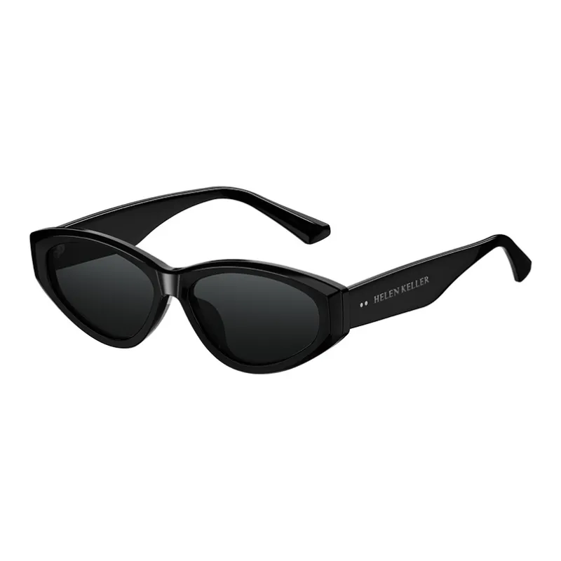 HELEN KELLER Plate Frame Irregular Shape Sunglasses Unisex-7