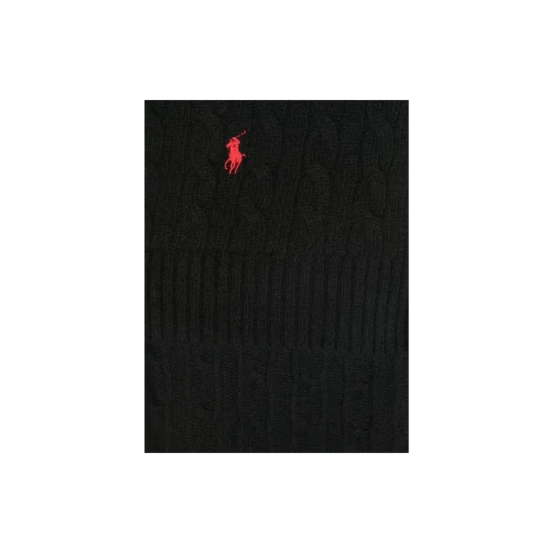 Polo Ralph Lauren Polo Polo Ralph Lauren Pony Embroidered Cable Knit Scarf-2