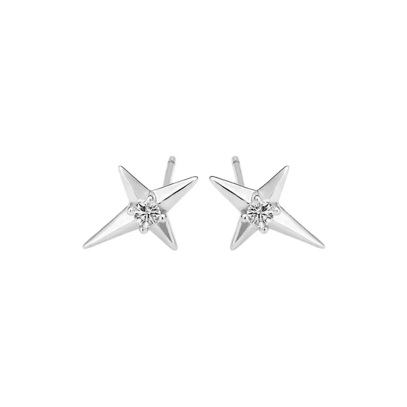 GUDUD Alloy Stud Earrings Men's-0