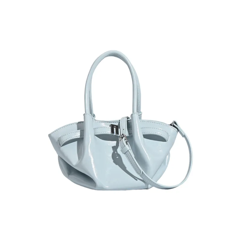 NOMK PU Shoulder Bag, Handbag Regular Women's Blue/Pink/White/Black-0