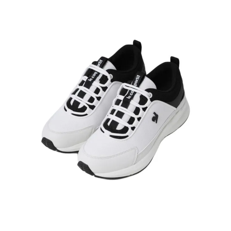 Le Coq Sportif Breathable Height Increase Low Top Casual Running Shoes Women's White-1
