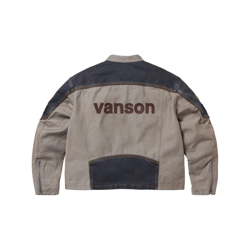 Supreme Vanson Leathers Cordura Cotton Jacket-2