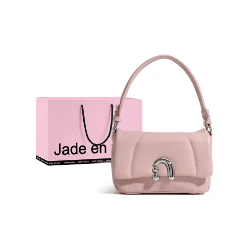 Jade En Plus PU Handbag Regular Women's Grapefruit Pink/Vintage Black/Dewy White