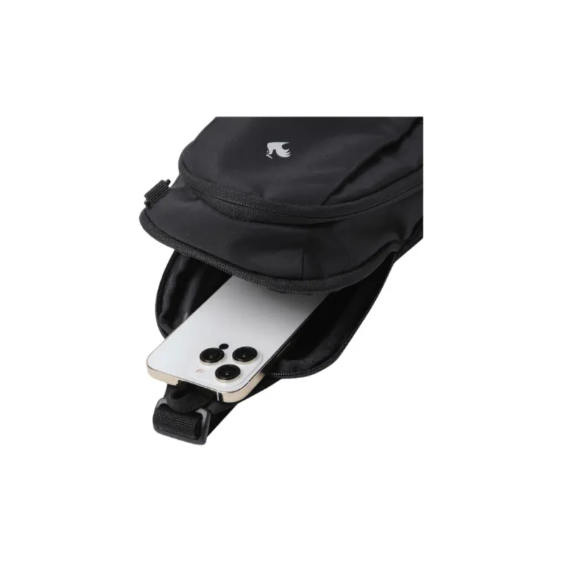 Le Coq Sportif Nylon Shoulder Bag Unisex Black-8