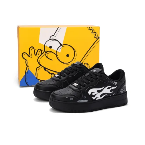 The Simpsons Low-Top Skateboard Shoes Unisex