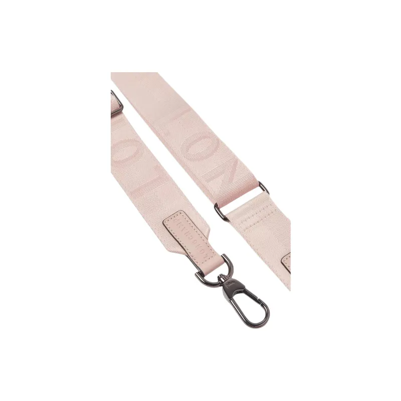 LONGCHAMP Recycled Polyester Canvas Shoulder Straps Women's Pink-1