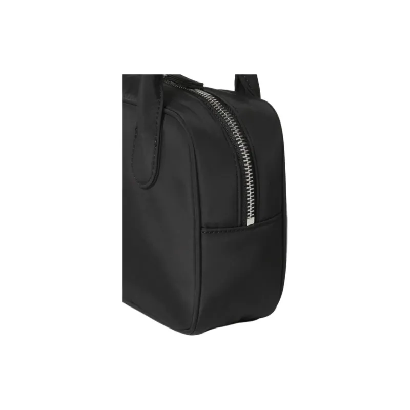 FILA Polyester Tote Bag Shopping Bag Handbag Small Size Women's Black-4