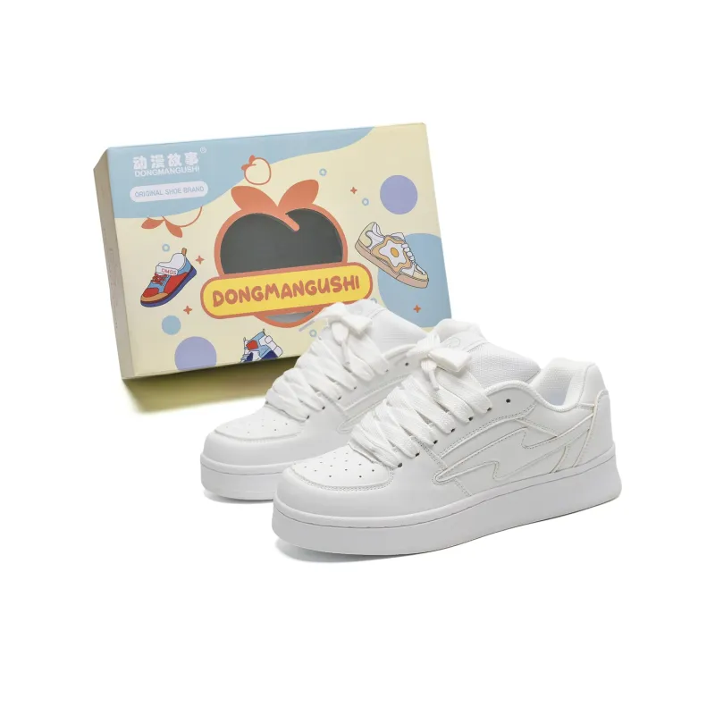 Anime Story Slip Resistant, Abrasion Resistant, Lightweight, Breathable Low Top Skateboard Shoes Unisex-96