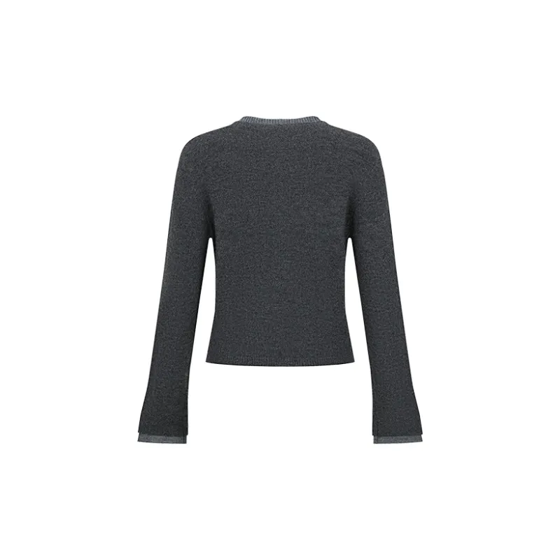 URBAN REVIVO Knitwear Women's Medium Gray-1