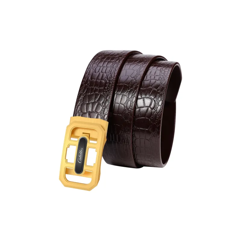 CATELLES Cow Leather Leather Belts Men's 3.5cm-6