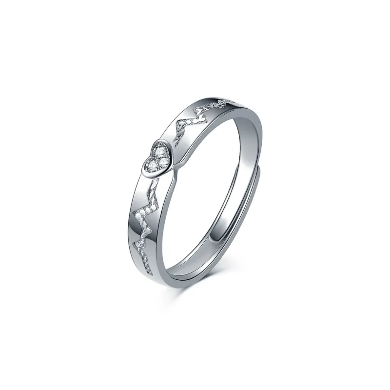 CENTURY&KINDLE S925 Silver Rings Unisex-6