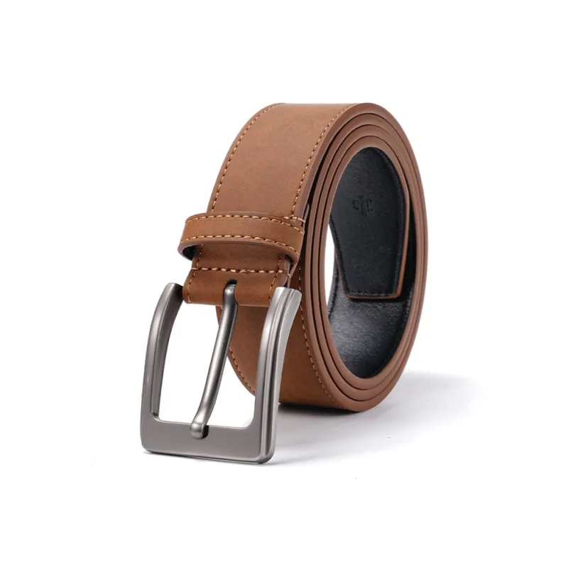 Yalu Preferred Cow Split Leather Belts Men's Width 3.5CM-5