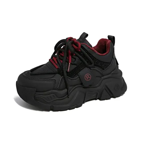 ABCYLM Slip Resistant And Breathable Coverage Low Top Chunky Sneakers Women's