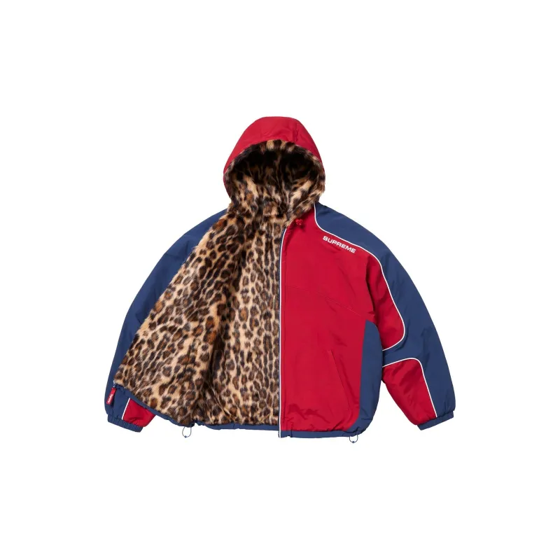 Supreme Faux Fur Reversible Hooded Track Jacket-7