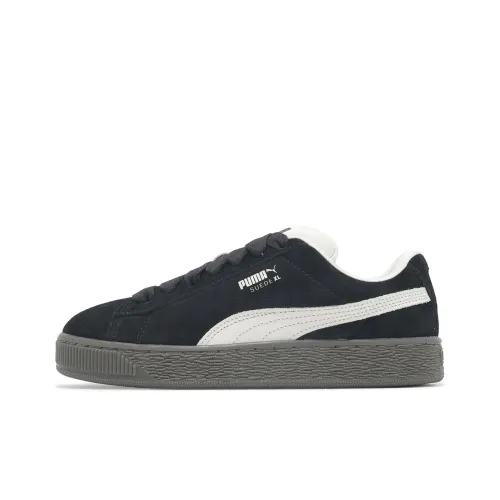 PUMA Suede XL Anti-Slip Wear-Resistant Low-Top Skateboard Shoes Women's Black