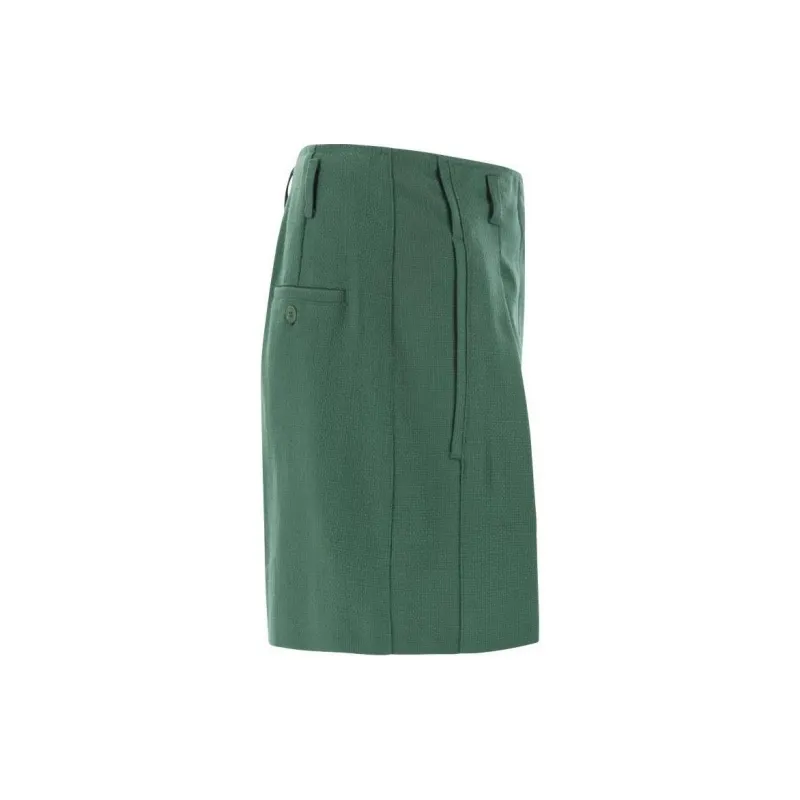 WEEKEND MaxMara Pandoro Pleat Detailed Bermuda-2