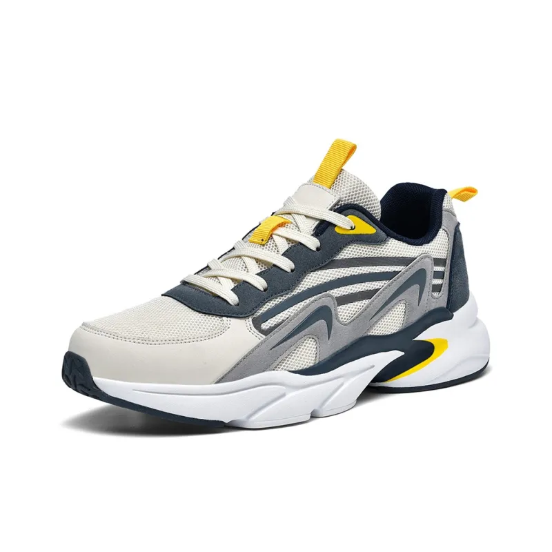 Kuding Breathable Lightweight Low-Top Casual Shoes Men's-11