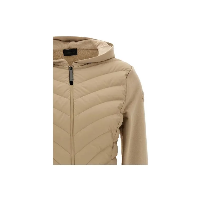 Moncler Padded Diagonal Quilted Zip Up Jacket-2