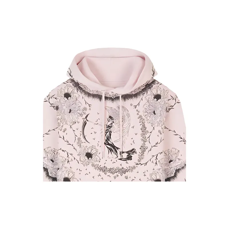 Givenchy Tatoo Print Hoodie 'Light Pink'-4