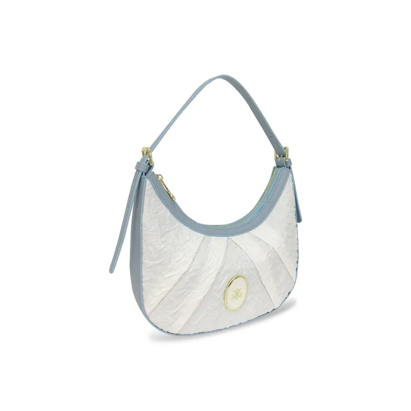 MACK JODAER Synthetic Leather Handbag Women's Light Blue-1