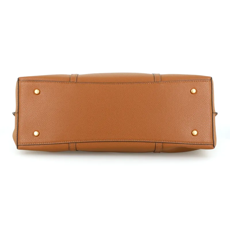 TORY BURCH Perry Triple Compartment Tote Light Umber-3