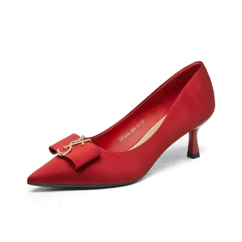 PINWEISHIDU Slim Heel High Heels 5cm Women's