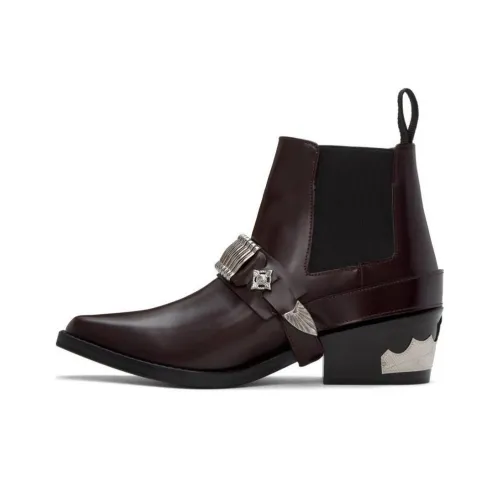 Toga Pulla Ankle Length Chelsea Boots Women's Brown