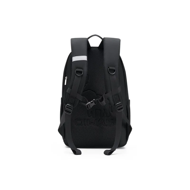 OIWAS Fabric Travel Backpack Laptop Bag Backpack Unisex Black/Blue-5