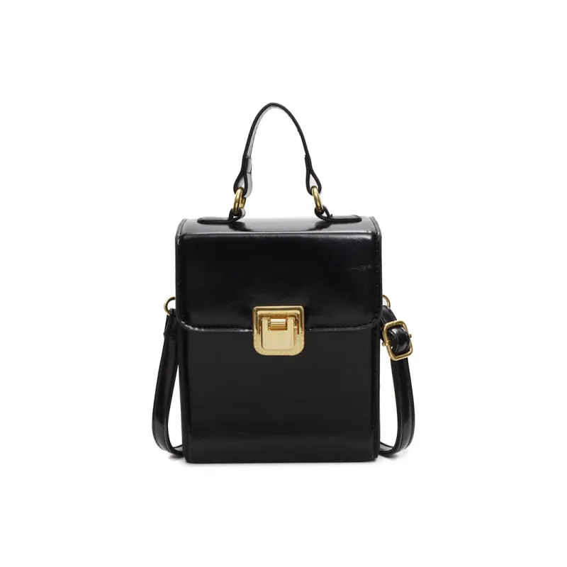 Yalu PU Crossbody Handbag Regular Women's Black/Ancora Red/Brown/Coffee-1