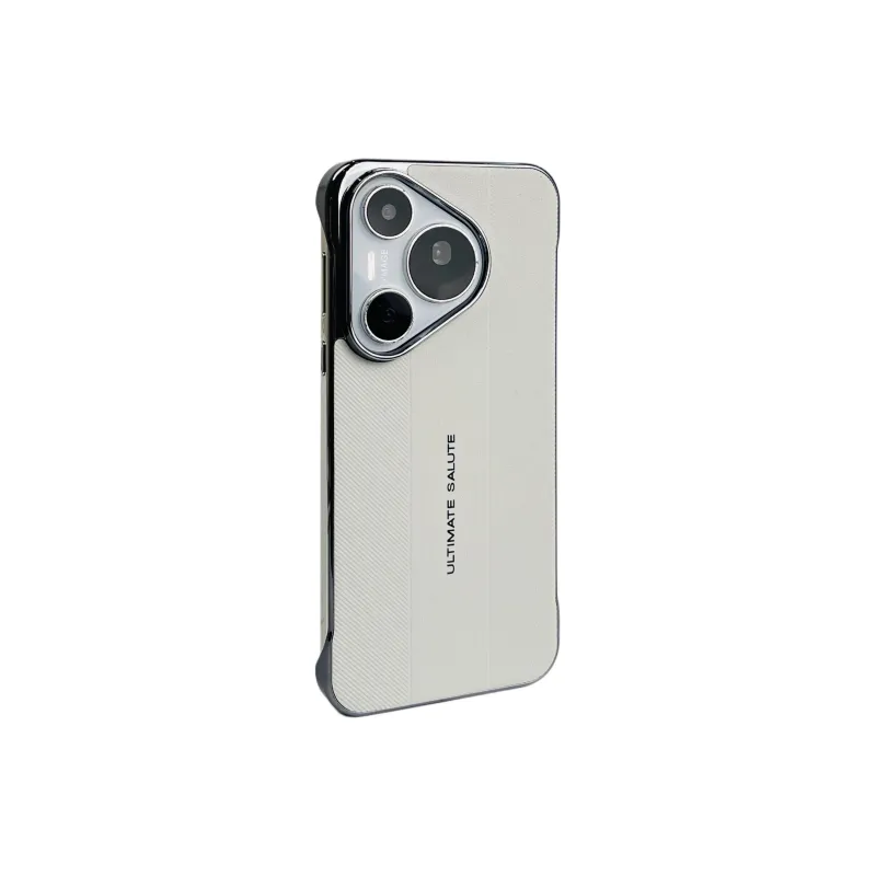 Wei Xin Leather Material Ultimate Design Rimless Collection Phone Cases Compatible With Huawei Pura70/70 Pro+/70 Ultra-9
