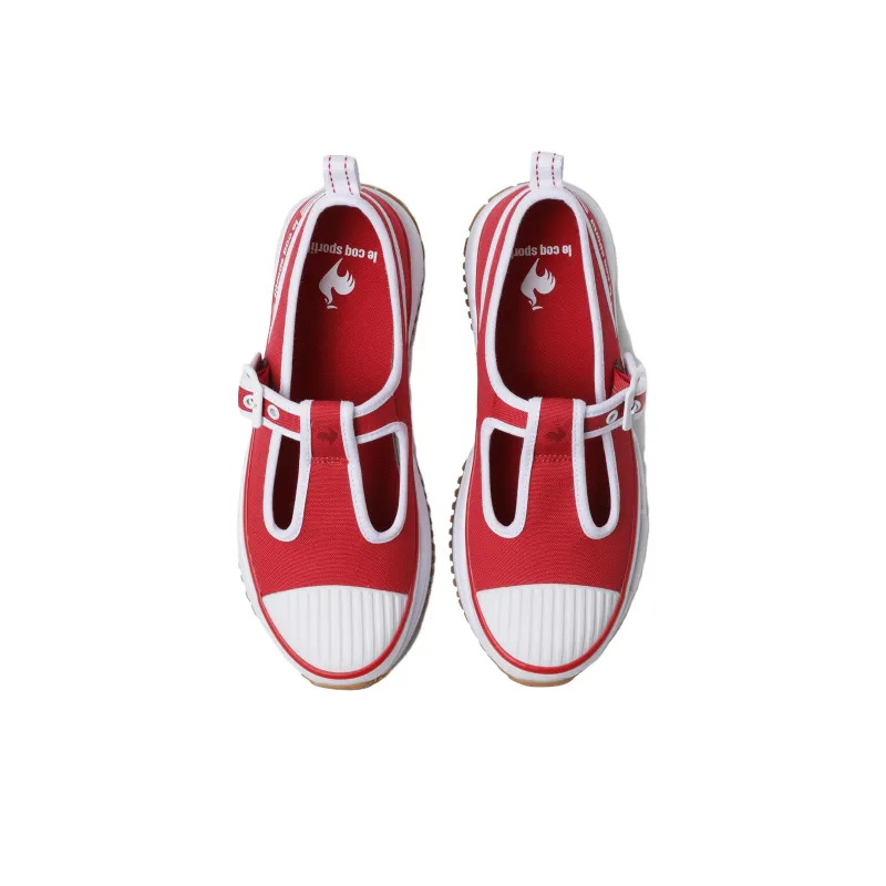 Le Coq Sportif Anti Slip Wear Resistant Low Top Casual Running Shoes Women's Red-2