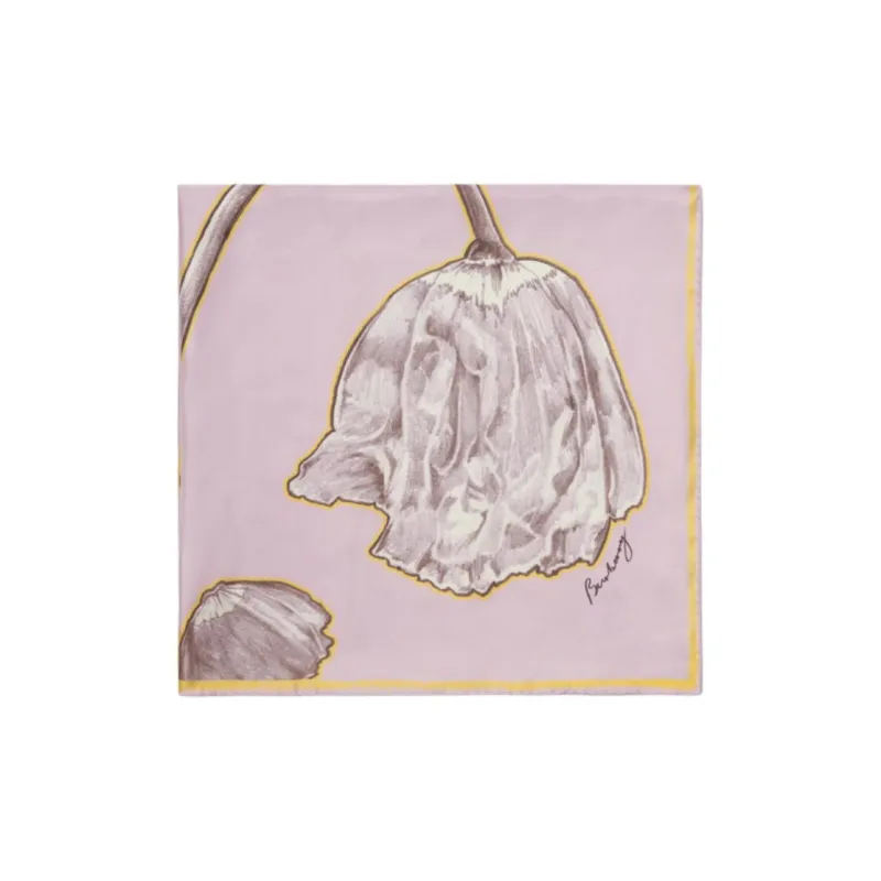Burberry Silk Scarves Women's Pink-1