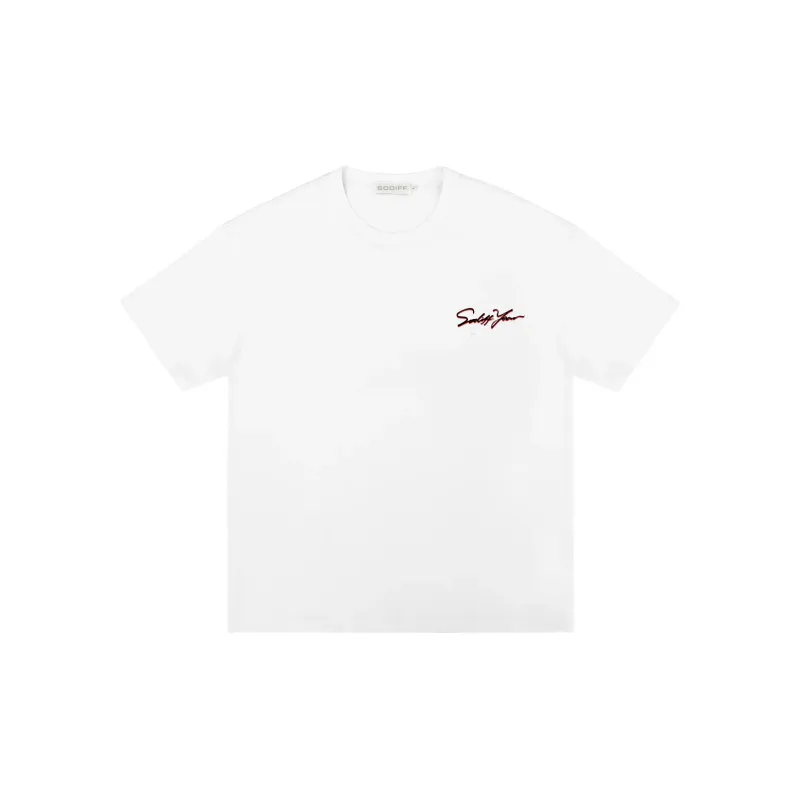 SODIFF T Shirts Unisex White-1