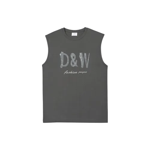 D&W Tank Tops Unisex Iron Gray